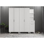 Zerka Concept Begonya Beyaz 175 cm Portmanto