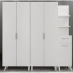 Zerka Concept Begonya Beyaz 200 cm Portmanto