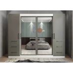 Zerka Concept Bella Sürgü Kapaklı BF 270 cm Gardrop