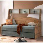 Zerka Concept Bilge Tamamı Mdf Kitaplıklı Yavrulu Çelik Destekli Karyola Ranza Ac M2 90 X 190 Cm