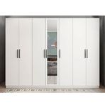 Zerka Concept Çağın 7 Kapaklı Beyaz Dolap Gardırop