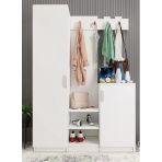 Zerka Concept Efes Beyaz 135 cm Portmanto