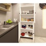 Zerka Concept Evora Mdf 4 Raflı Çok Amaçlı Mutfak Banyo Ayakkabılık Dolap 60CM - Beyaz