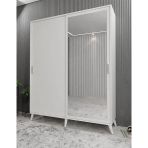 Zerka Concept İmaj Sürgülü Beyaz 160 cm Portmanto