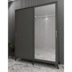 Zerka Concept İmaj Sürgülü Füme 120 cm Portmanto