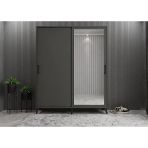 Zerka Concept İmaj Sürgülü Füme 140 cm Portmanto