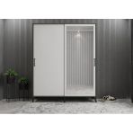 Zerka Concept İmaj Sürgülü Füme Beyaz 160 cm Portmanto