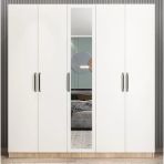 Zerka Concept Kristal 5 Kapaklı Mb Dolap Gardırop