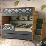 Zerka Concept Manolya Mdf Çelik Profilli Yavrulu Ranza Ac M1