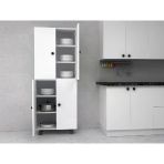 Zerka Concept Mdf 6 Raflı Çok Amaçlı Mutfak Banyo Ayakkabılık Dolabı (424685277) Ölçü - 70 Cm