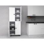 Zerka Concept Mdf 6 Raflı Çok Amaçlı Mutfak Banyo Ayakkabılık Dolabı 50 Cm