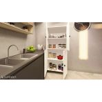 Zerka Concept Modus Çok Amaçlı Mutfak Banyo Ayakkabılık Dolabı 70 Cm 6 Bölmeli