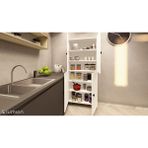 Zerka Concept Mona Çok Amaçlı Mutfak Banyo Ayakkabılık Dolabı 180 cm 6 Bölmeli - Beyaz