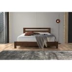 Zerka Concept Palma Ithal Ladin Masif Ahşap Karyola Ceviz 120 X 200 120 X 200