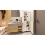 Zerka Concept Piento Çok Amaçlı Mutfak Banyo Ayakkabılık Dolabı 180 cm 6 Bölmeli - Beyaz
