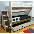 Zerka Concept Pretty Mdf Çelik Profilli Yavrulu Ranza Cb M2