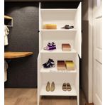 Zerka Concept Sarvel Mdf 4 Raflı Çok Amaçlı Mutfak Banyo Ayakkabılık Dolap 70cm