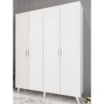 Zerka Concept Sedef Beyaz 140 cm Portmanto