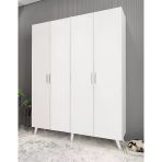 Zerka Concept Sedef Beyaz 180 cm Portmanto