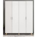 Zerka Concept Sedef Meşe Beyaz 180 cm Portmanto
