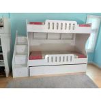 Zerka Concept Toledo Tamamı Mdf Lake Boyalı Yavrulu 3 Lü Ranza B