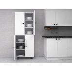 Zerka Concept Venüs Tamamı Mdf 6 Raflı Çok Amaçlı Mutfak Banyo Ayakkabılık Dolabı 50 cm