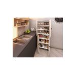 zerkaconcept Lavins Tamamı Mdf 6 Raflı Çok Amaçlı Mutfak Banyo Ayakkabılık Dolabı - 50 Cm