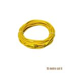 Zerlina 15 Metre Sarı Renk Cat6 Internet Bilgisayar, Modem , Ip Kamera Rj45 Ethernet Patch Kablo