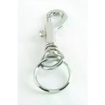 ZERO LAND 6000120496120749 Mtxdpn Gemici Kancalı Metal Anahtarlık (155718) Küçük-Gümüş Rengi
