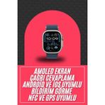 Zero Land Cosmotex 49MM Akıllı Saat Amoled Ekranlı Kadın Erkek Kol Saati Plastik Kordon - Renkli - 49 mm