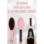 Zero Land Cosmotex Fön Etkili Saç Düzleştirici Tarak Yıpranma Karşıtı Döner Kablo Isı Ayarlı - Renkli