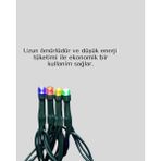 Zero Land Cosmotex Noel ve Parti Dekorasyonu Için 2x2 LED Perde Işık – 8 Fonksiyonlu - Yeşil