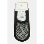 Zero Land Cosmotex Oval Dantel Babet Çorap-Siyah - 8 - Polyester