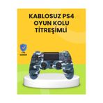 ZERO LAND COSMOTEX PS4 Uyumlu Kablosuz Oyun Kolu Ergonomik (165312) Çift Titreşimli