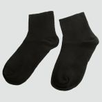Zero Land Cosmotex Siyah Renkli Kolej Çorap-Siyah - 8 - Polyester