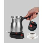 Zero Land Depomix 800W Paslanmaz Elektrikli Cezve Gizli Rezistans ve Ergonomik Kulp - Çelik