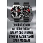 Zero Land Depomix Akıllı Saat Gps ve Nfc Özelliği Sesli Görüşme Dokunmstik Ekran - Standart - Renkli