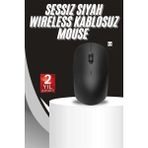 Zero Land Depomix Ergonomik Tasarım Kablosuz Siyah Mouse Hassas Uzun Ömürlü