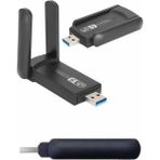 Zero Land Depomix Wifi Alıcı Dual Band USB 3.0 Adaptör Kablosuz Windows 7/8/10/11