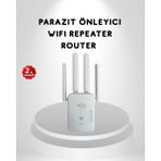 Zero Land Drnds 300MBPS Wifi Menzil Genişletici 4 Antenli Wpa3 Güvenlikli Priz Tipi Repeater