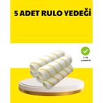 Zero Land Drnds 5’li Ince Işçilik Boya Rulo Seti Pürüzsüz ve Eşit Kaplama