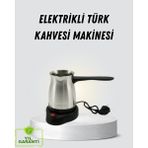 Zero Land Drnds 800W Paslanmaz Elektrikli Cezve Gizli Rezistans ve Ergonomik Kulp - Çelik