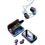 Zero Land Ds-Derin Extra Bass Kablosuz Kulaklık Işıklı Bluetooth Kulaklık Powerbank Özellikli - Çok Renkli
