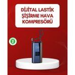 Zero Land Hnrlishp 12V Uyumlu Çok Işli Akıllı Araç Lastik Pompası - Çok Renkli