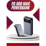 Zero Land Hnrlishp 4 Çıkışlı 20.000 Mah Powerbank Uzun Pil Ömürlü Taşınabilir - Renkli