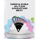 Zero Land Hnrlishp 9 Parça Kısa Tip Alyan Seti Isıl Işlemli Fesyonel Kullanım - Renkli