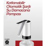 Zero Land Hnrlishp Akıllı Şarjlı Damacana Pompası Tek Tuşla Su Dolum - Renkli