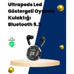 Zero Land Hnrlishp Bluetooth 5.3 Kablosuz Kulaklık 30MM Sürücü LED Ekranlı Mikrofonlu - Renkli