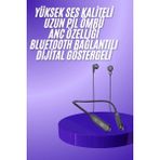 Zero Land Hnrlishp Boyun Bantlı Kablolu Yüksek Ses Kaliteli Bluetooth Kulaklık Uzun Pil Ömrü 100 Saat Sarj - Çok Renkli