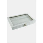 Zero Land Hnrlishp Cam Kapaklı Anfora Kumaş Küpe Standı 24X34 Cm-Siyah - 24 x 34 cm - Çam - 1 Adet